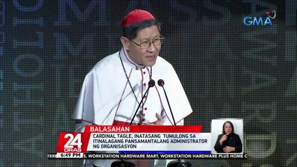Buong liderato ng Caritas Internationalis kabilang si Cardinal Luis Antonio Tagle, tinanggal at pinapalitan ni Pope Francis | 24 Oras