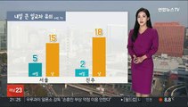 [날씨] 내륙 짙은 안개 유의…내일 맑고 일교차 커