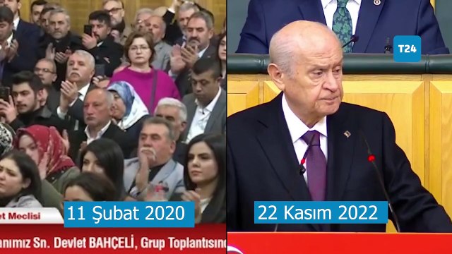 Esad ile görüşmeli diyen Bahçeli'nin, Katil Esad, yansın Suriye, yıkılsın İdlib, kahrolsun Esad” sözleri yeniden gündem oldu