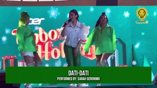 LIVE: Sarah Geronimo performs 'Dati-Dati' in public