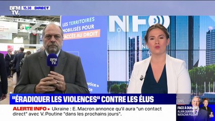 Éric Dupond-Moretti: "Les élus méritent impérativement d'être mieux protégés"