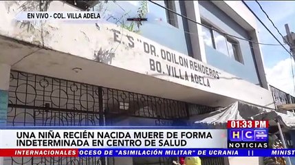 ¡Lamentable! Pequeña de 15 días muere en el bo. Villa Adela