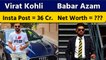 Virat Kohli की 4 इंस्टा पोस्ट के बराबर है भी नहीं है Babar Azam Net Worth | वनइंडिया हिंदी *Cricket