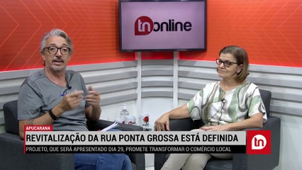 Revitalização comercial da rua Ponta Grossa vai ser apresentada dia 29