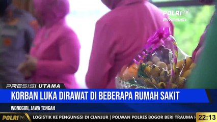 Kapolres Wonogiri Membezuk Korban Luka Kecelakaan Maut Nguntoronadi