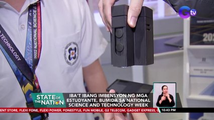 Iba't ibang imbensyon ng mga estudyante, bumida sa National Science and Technology Week | SONA
