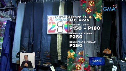 Murang panregalo sa Pasko, mabibili sa mga tiangge sa Greenhills, Baclaran at Divisoria | Saksi