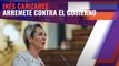 La portavoz de Vox en el Congreso, Inés Cañizares, arremete contra el gobierno por pactar los presupuestos con Bildu y ERC
