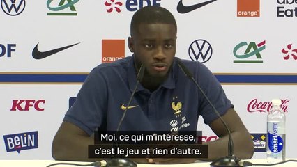 France - Upamecano sur le geste des Allemands : "Ce qui m’intéresse, c’est le jeu et rien d’autre"