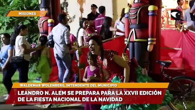 Leandro n. Alem se prepara para la xxvii edición de la fiesta nacional de la navidad