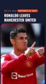 Cristiano Ronaldo leaving Manchester United ‘with immediate effect’