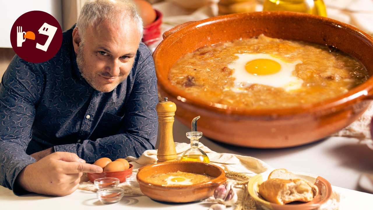 Sopa de ajo o sopa castellana