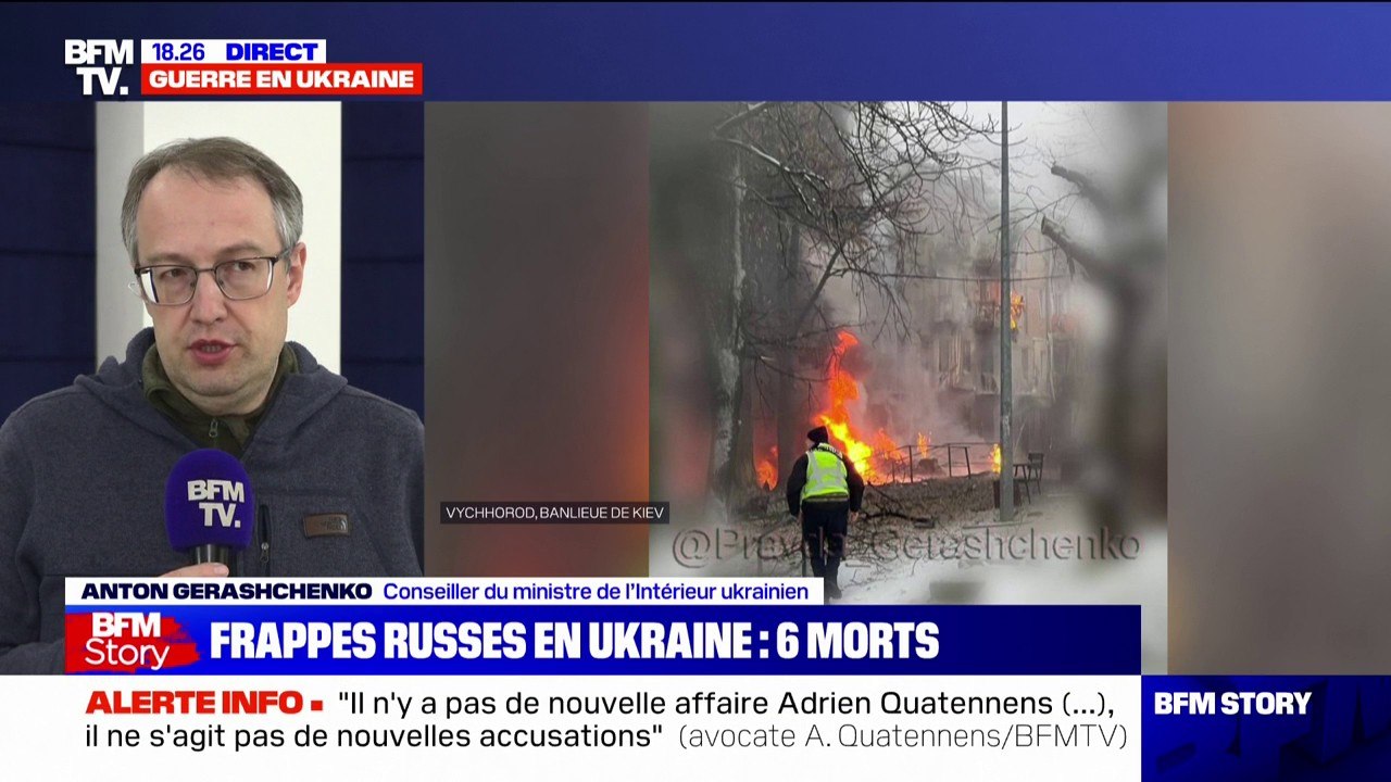 "Si toutes les centrales nucléaFires s'arrêtent, les Ukrainiens ne pourront pas survivre" affirme le conseiller du ministre de l'Intérieur ukrainien