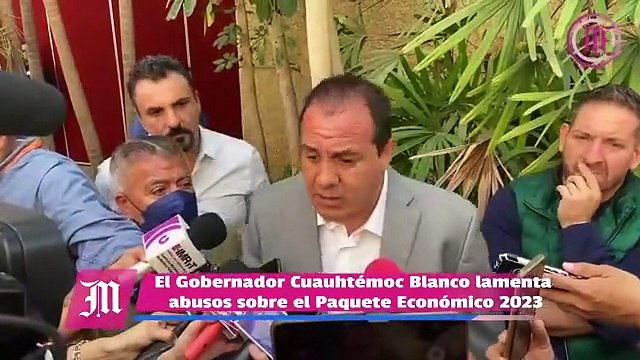 Gobernador de Morelos lamenta abuso de diputados locales