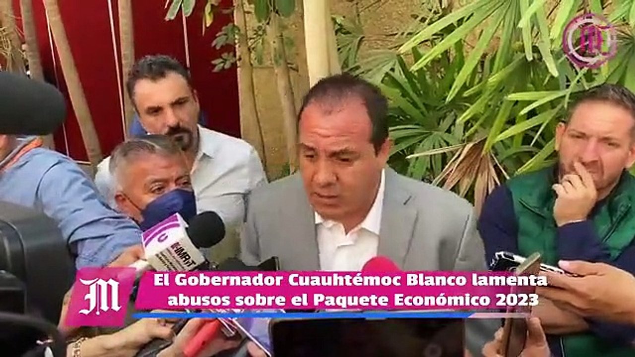 Gobernador de Morelos lamenta abuso de diputados locales