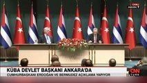 Cumhurbaşkanı Erdoğan: Ticaret hacmimizi 200 milyon dolara çıkarmayı teyit ettik