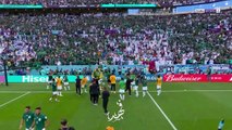 حظة اطلاق صافرة النهاية و اعلان فوز المنتخب السعودي على منتخب الارجنتين في كاس العالم قطر 2022 بأصوات جميع المعلقين 