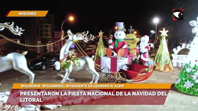 Presentaron la Fiesta Nacional de la Navidad del Litoral