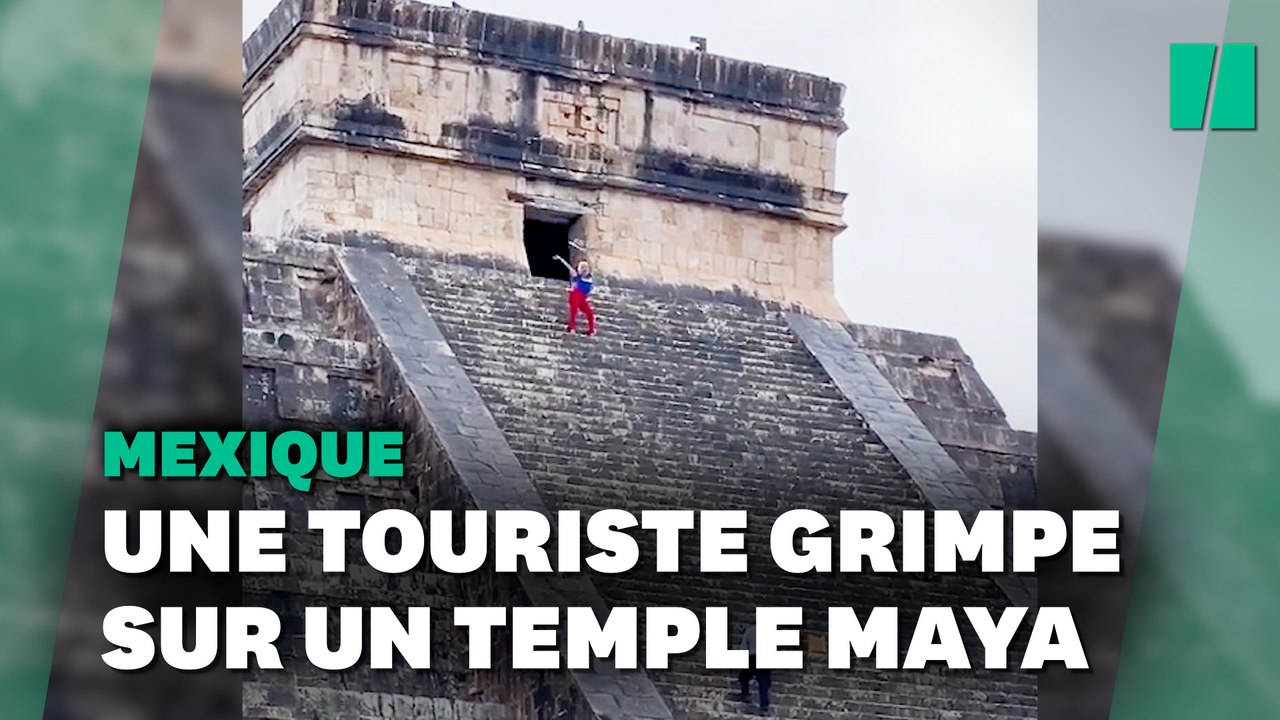 Elle danse sur une pyramide Maya pour TikTok, la foule lui fait regretter