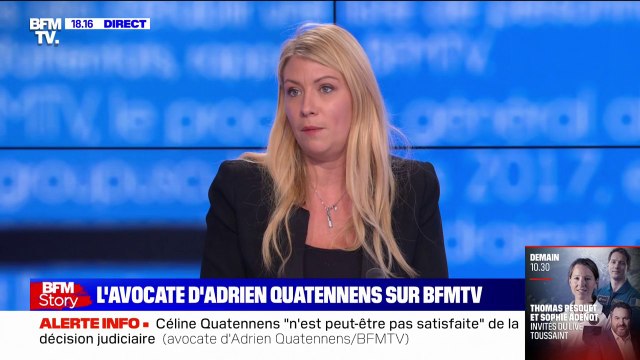 Me Jade Dousselin, avocate d'Adrien Quatennens: Nous avons pris la décision de ne pas déposer plainte contre Mme Quatennens