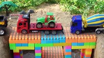 Bridge Construction Vehicles, Fire Truck, Dump Truck Toys