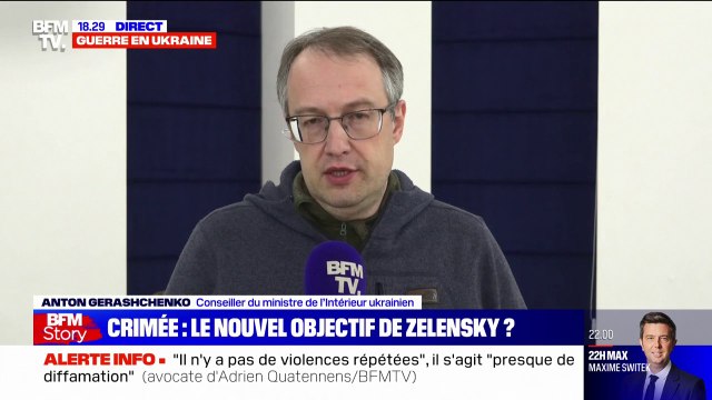 La paix avec Poutine n'est pas possible selon Anton Gerashchenko, conseiller du ministre de l'Intérieur ukrainien