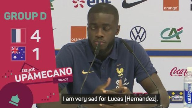 Dayot Upamecano 'very sad' about Lucas Hernandez's injury