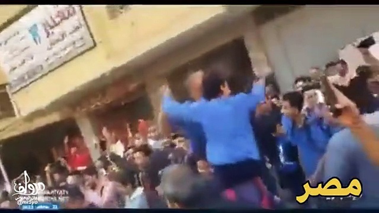 ردة فعل الشعوب العربية لحضة فوز السعودية على ال...