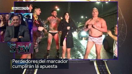 Los perdedores cumplen corriendo con sensual apuesta