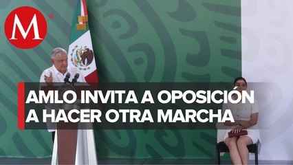 Marcha del domingo puede ser la última a la que asista, dice AMLO
