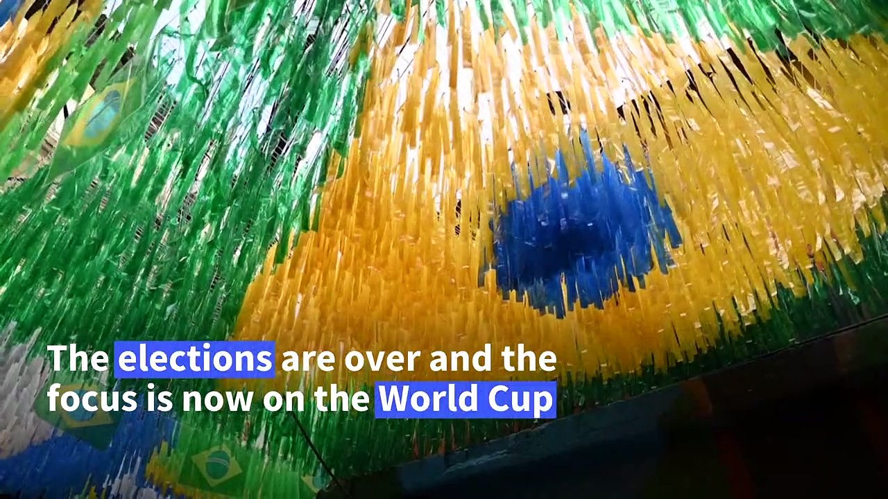 Rio's biggest favela decks itself out for World Cup 2022