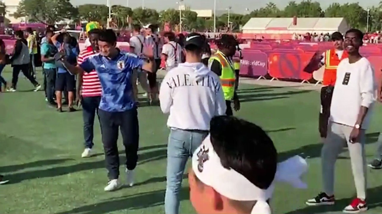Now Qatar World Cup officials ban... SOCCER! Killjoys order fans to stop having kickabout outside stadium following ban on beer and LGBT rainbow symbols
