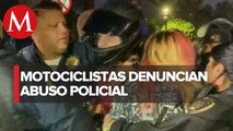 Así se vivieron los sucesos tras la manifestación de motociclistas en CdMx