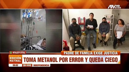 padre de pequena con discapacidad toma Punto de oro con y  queda ciego