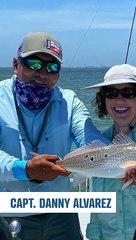Leopard Redfish Caught on the Texas Flats