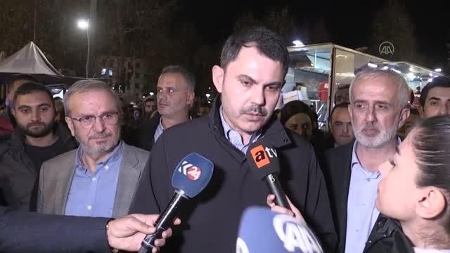 DÜZCE- Bakan Kurum, Düzce'deki hasar tespit çalışmalarına ilişkin konuştu