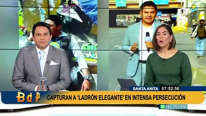 Capturan a 'ladrón elegante' que vestía terno para pasar desapercibido al robar