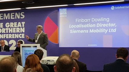 Great Northern Conference 2022: Finbarr Dowling of Siemens at the sustainable cities session