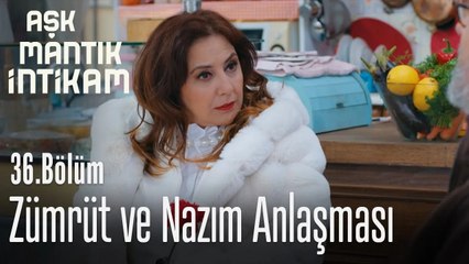 Zümrüt ve Nazım Anlaşması - Aşk Mantık İntikam 36. Bölüm