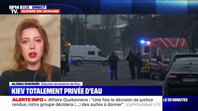 Alona Shkrum, députée de Kiev: La majorité de la région de Kiev n'a pas d'eau, c'est une situation critique