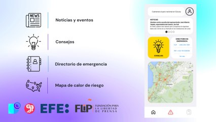 Diámetro, la aplicación que busca proteger a los periodistas en Colombia