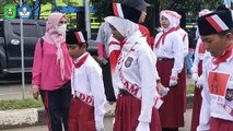 SDN 004 Kaliorang Unjuk Gigi di Gerak Jalan Merdeka Belajar