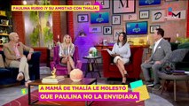 Paulina Rubio aclara origen de su rivalidad con Thalía