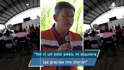 Mujer exige a alcalde de Pijijiapan que le pague 300 tamales que pidió para su gente
