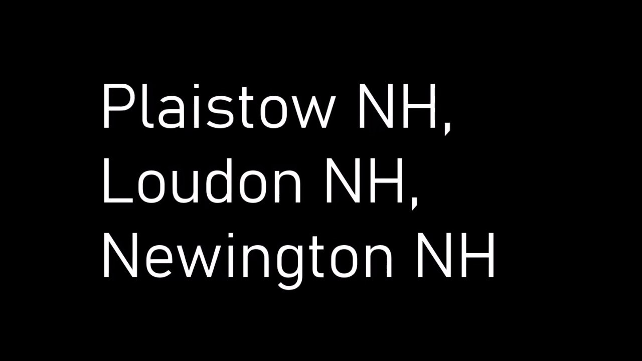 Plaistow Loudon Newington New Hampshire Anthony Giarrusso video