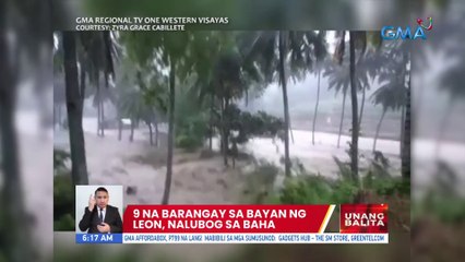 Video herunterladen: 9 na barangay sa Bayan ng Leon, nalubog sa baha | UB