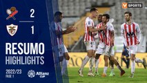 Highlights: Leixões SC 2-1 Santa Clara (Taça da Liga 22/23 - Fase 3 - Jornada 2)