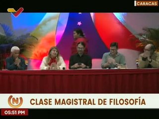 Filósofo español Marco Díaz Marsá brindó una charla en los espacios de la Casa de Bello