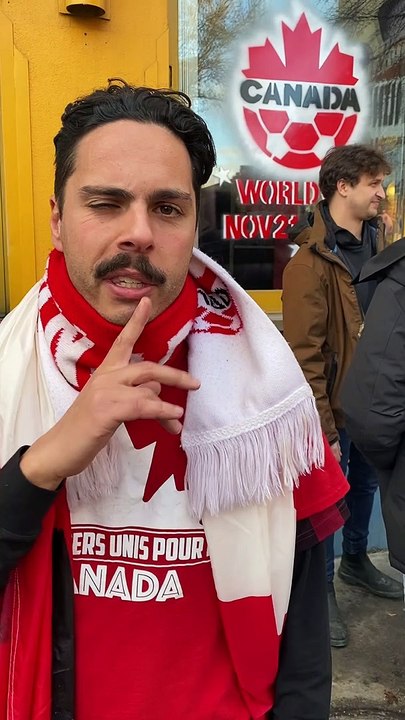 Ambiance survoltée pour le premier match du Canada