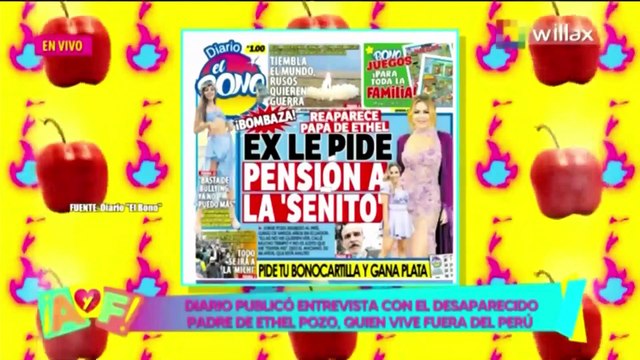Ethel Pozo Jorge Pozo pidi dinero pero abogado responde que no dar ni un sol video